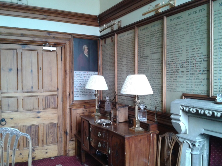 Inside the Lord Mayor's parlour